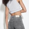 D74 Flared Jeans mit Schlitz D74 Flared Jeans mit Schlitz