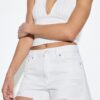 D75 Shorts aus zerrissenem Denim