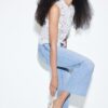 D78 Kurze Flared Jeans D78 Kurze Flared Jeans
