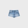 D79 Shorts mit niedriger Taille