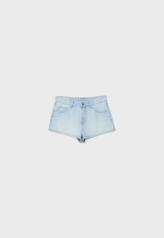 D79 Shorts mit niedriger Taille