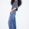 D91 Low-Waist-Jeans mit Wide Leg D91 Low-Waist-Jeans mit Wide Leg