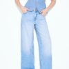 D91 Low-Waist-Jeans mit Wide Leg D91 Low-Waist-Jeans mit Wide Leg