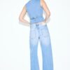 D91 Low-Waist-Jeans mit Wide Leg D91 Low-Waist-Jeans mit Wide Leg