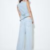 D91 Low-Waist-Jeans mit Wide Leg D91 Low-Waist-Jeans mit Wide Leg