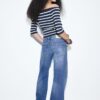 D91 Low-Waist-Jeans mit Wide Leg D91 Low-Waist-Jeans mit Wide Leg