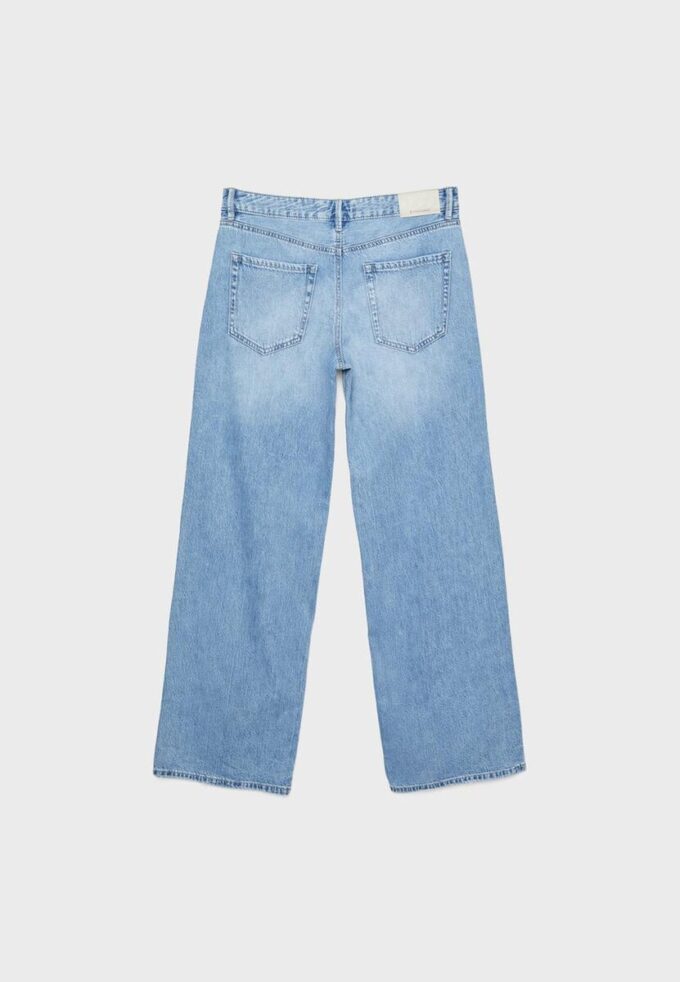 D91 Low-Waist-Jeans mit Wide Leg D91 Low-Waist-Jeans mit Wide Leg