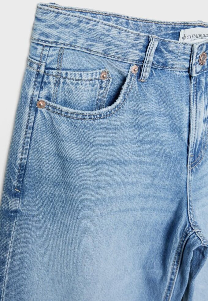 D91 Low-Waist-Jeans mit Wide Leg D91 Low-Waist-Jeans mit Wide Leg