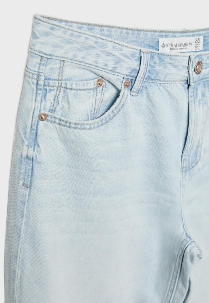 D91 Low-Waist-Jeans mit Wide Leg D91 Low-Waist-Jeans mit Wide Leg