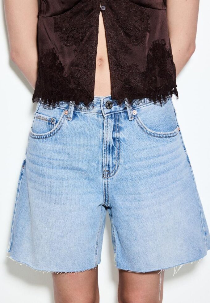 D93 Lange Jeans-Shorts D93 Lange Jeans-Shorts