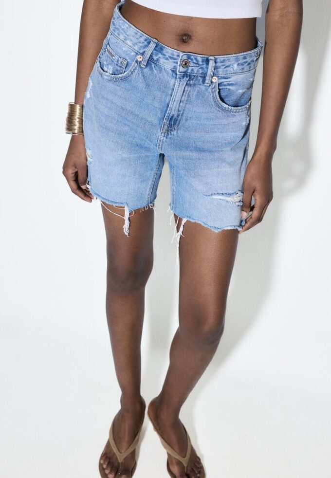 D93 Lange Jeans-Shorts D93 Lange Jeans-Shorts