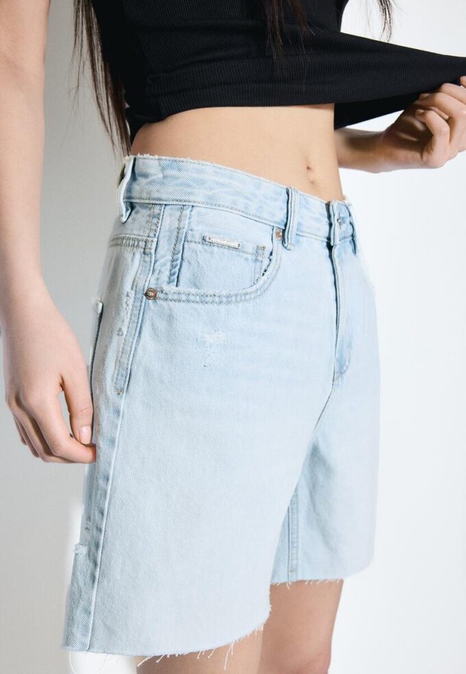 D93 Lange Jeans-Shorts D93 Lange Jeans-Shorts