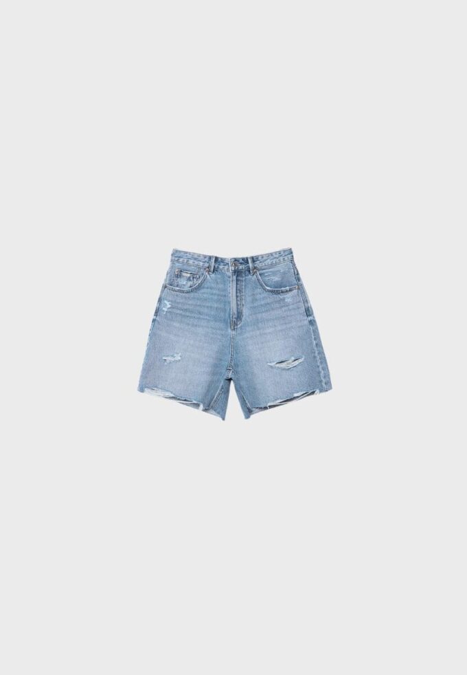 D93 Lange Jeans-Shorts D93 Lange Jeans-Shorts