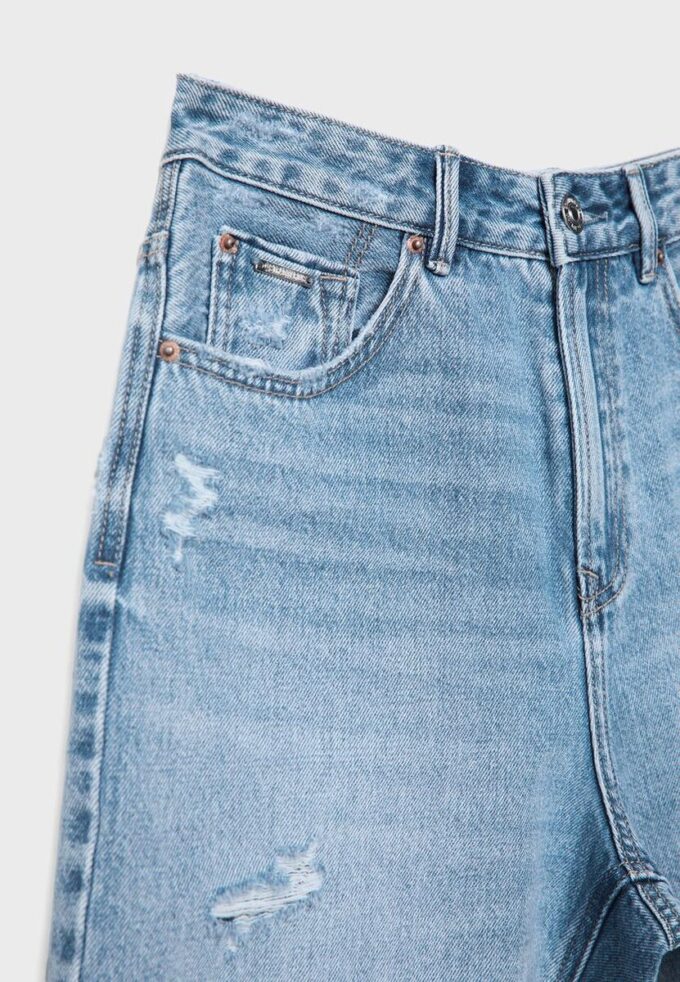 D93 Lange Jeans-Shorts D93 Lange Jeans-Shorts