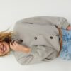 Daunenjacke mit hohem Kragen