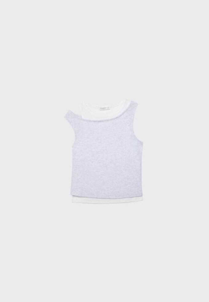 Doppellagiges T-Shirt Doppellagiges T-Shirt