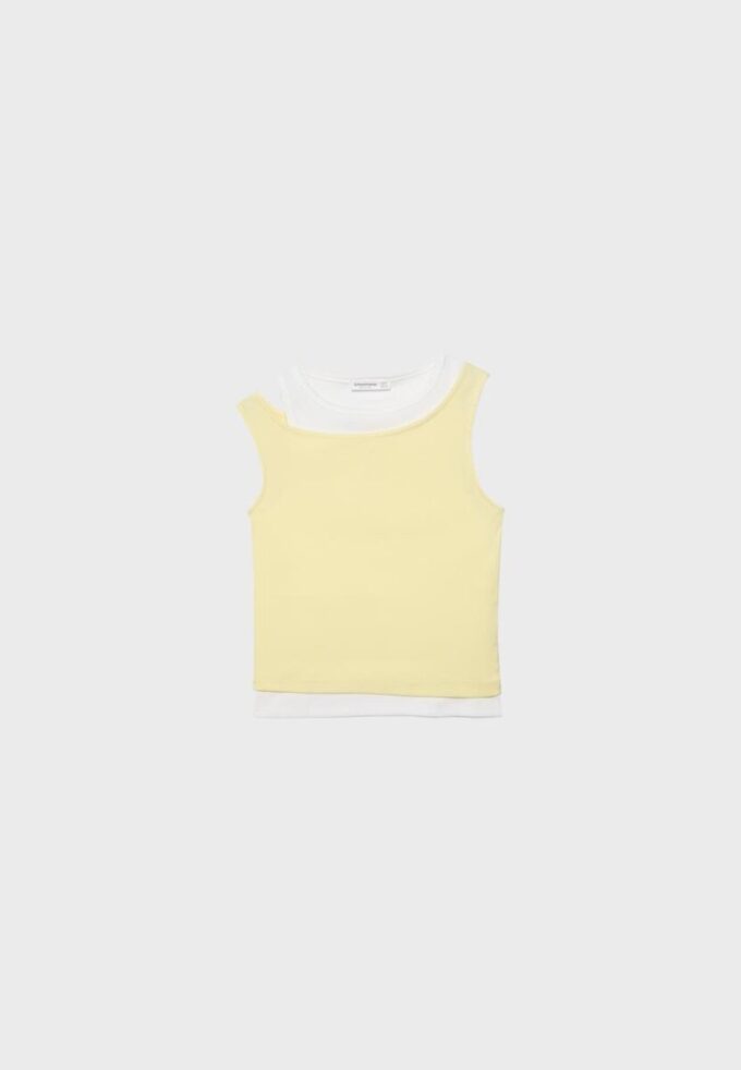 Doppellagiges T-Shirt Doppellagiges T-Shirt