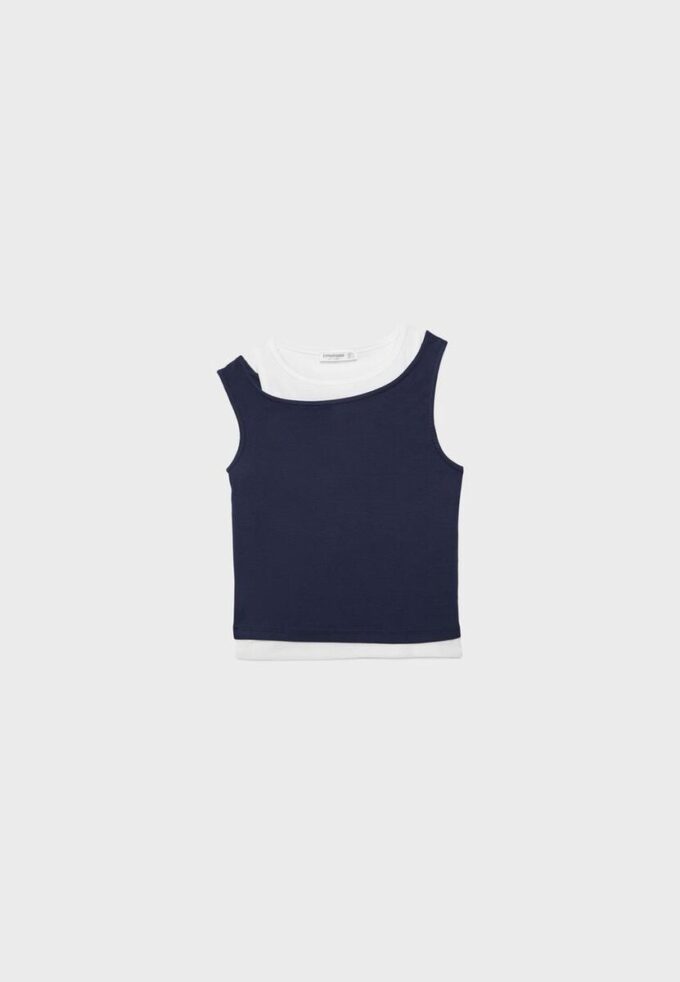 Doppellagiges T-Shirt Doppellagiges T-Shirt