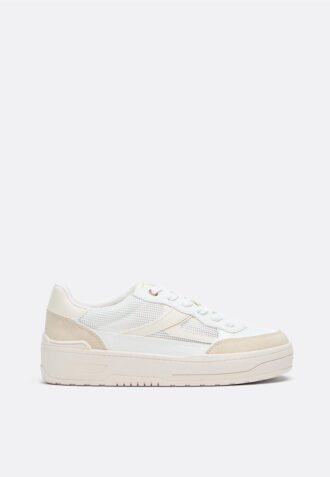 Durchbrochene Plateau-Sneaker