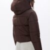 Einfache Daunenjacke mit Kapuze Einfache Daunenjacke mit Kapuze