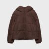 Einfache Daunenjacke mit Kapuze Einfache Daunenjacke mit Kapuze