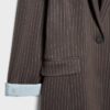 Einfacher gestreifter Blazer aus Basics