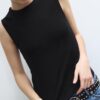 Einfaches ärmelloses T-Shirt aus der Basics-Kollektion Einfaches ärmelloses T-Shirt aus der Basics-Kollektion