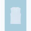 Einfaches ärmelloses T-Shirt aus der Basics-Kollektion Einfaches ärmelloses T-Shirt aus der Basics-Kollektion