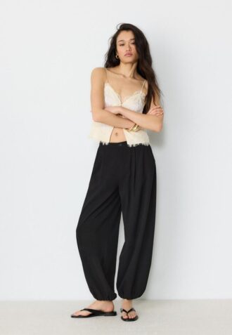 Elegante Hose im Balloon Fit-Schnitt