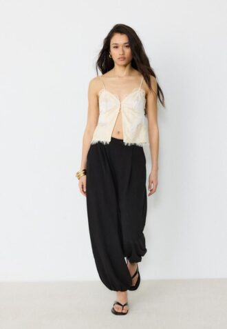 Elegante Hose im Balloon Fit-Schnitt
