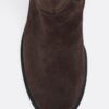 Flache Reitstiefel aus Leder