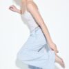 Fließende Denim-Hose mit Kordelzug Fließende Denim-Hose mit Kordelzug