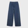 Fließende Denim-Hose mit Kordelzug Fließende Denim-Hose mit Kordelzug