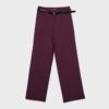 Fließende, elegante Hose mit geradem Bein und Gürtel Fließende, elegante Hose mit geradem Bein und Gürtel