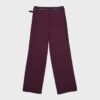 Fließende, elegante Hose mit geradem Bein und Gürtel Fließende, elegante Hose mit geradem Bein und Gürtel