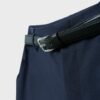 Fließende, elegante Hose mit geradem Bein und Gürtel Fließende, elegante Hose mit geradem Bein und Gürtel