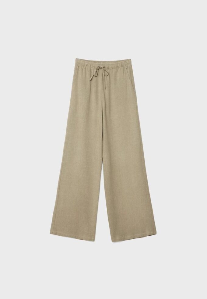 Fließende Hose in Leinenoptik Fließende Hose in Leinenoptik