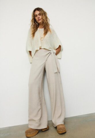 Fließende Sarong-Hose