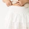 Fließende Skort mit Stickerei Fließende Skort mit Stickerei