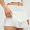 Fließender Skort mit Rüschen Fließender Skort mit Rüschen