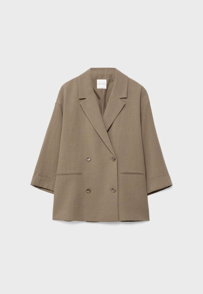 Fließender Zweireiher-Blazer Fließender Zweireiher-Blazer