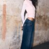 Gerade Jeans mit Nietenbund Gerade Jeans mit Nietenbund
