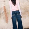 Gerade Jeans mit Nietenbund Gerade Jeans mit Nietenbund