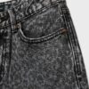 Gerade Jeans mit Wide Leg und Leopardenmuster Gerade Jeans mit Wide Leg und Leopardenmuster