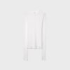 Geripptes Langarm-T-Shirt