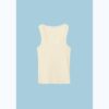Geripptes T-Shirt mit Racerback
