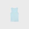 Geripptes T-Shirt mit Racerback