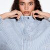 Gestreifte Jeansjacke Gestreifte Jeansjacke