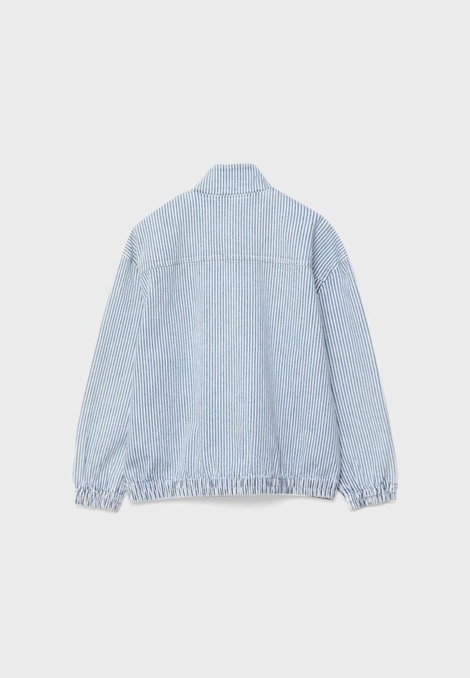 Gestreifte Jeansjacke Gestreifte Jeansjacke