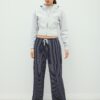 Gestreifte Jogginghose mit Wide Leg-Bein Gestreifte Jogginghose mit Wide Leg-Bein
